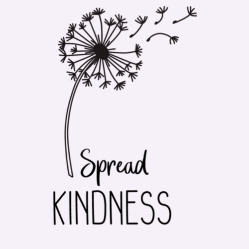 Spread Kindness (White) - Women's Slim Fit Tee Design