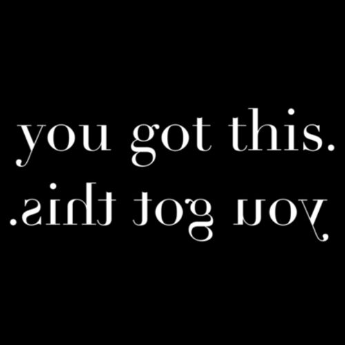 You Got This - Women's Crop Tee (Same Day Dispatch) Design