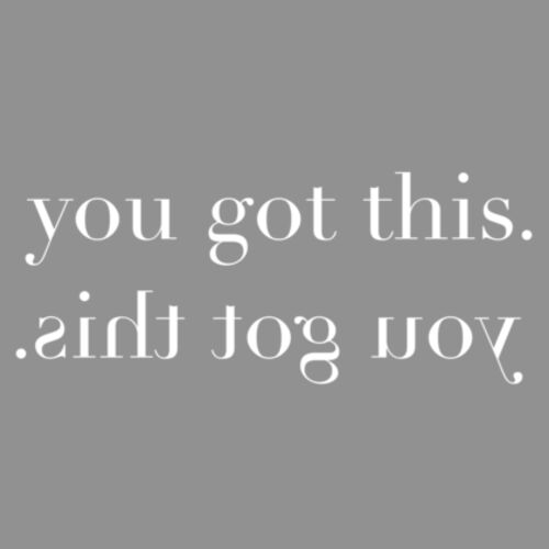 You Got This - Women's Crop Tee Design