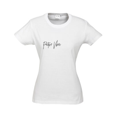 Positive Vibes - Women's Slim Fit Tee Thumbnail